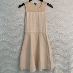 Ann Taylor | Cream Fit and Flare dress